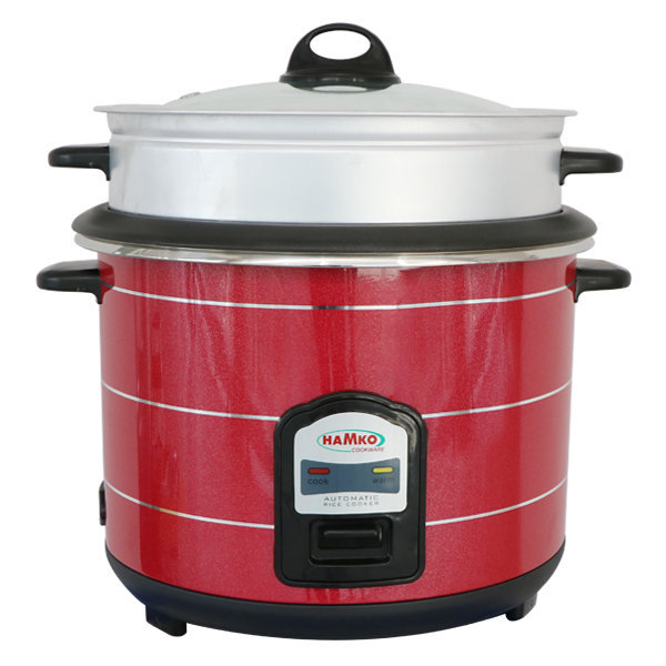HAMKO Steel Body Rice Cooker Single Pot (1 SS Pot)-(1.8 Ltr)