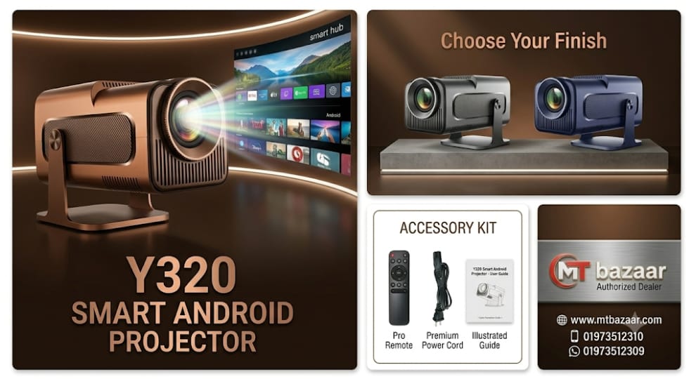 Magcubic HY320 390 ANSI Android 11 Portable Projector