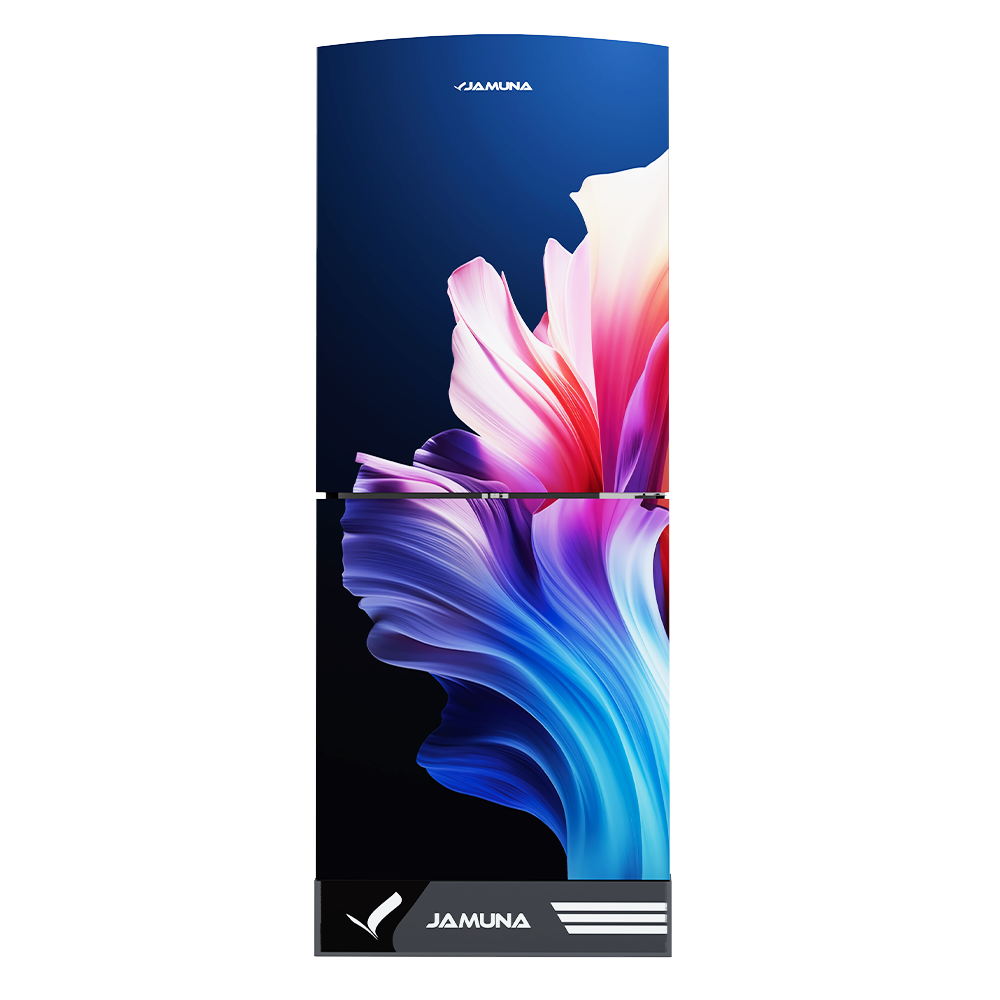 Jamuna 175L Refrigerator JE5-TM1G5QD Blue Hibiscus ,Crimson Crush