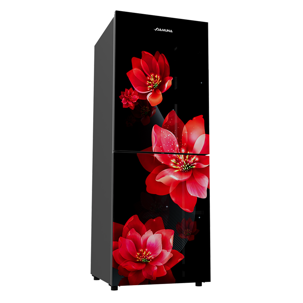 Jamuna 225L Refrigerator JE6-TM2B5 QD  Red Lotus,Sparkle Blue