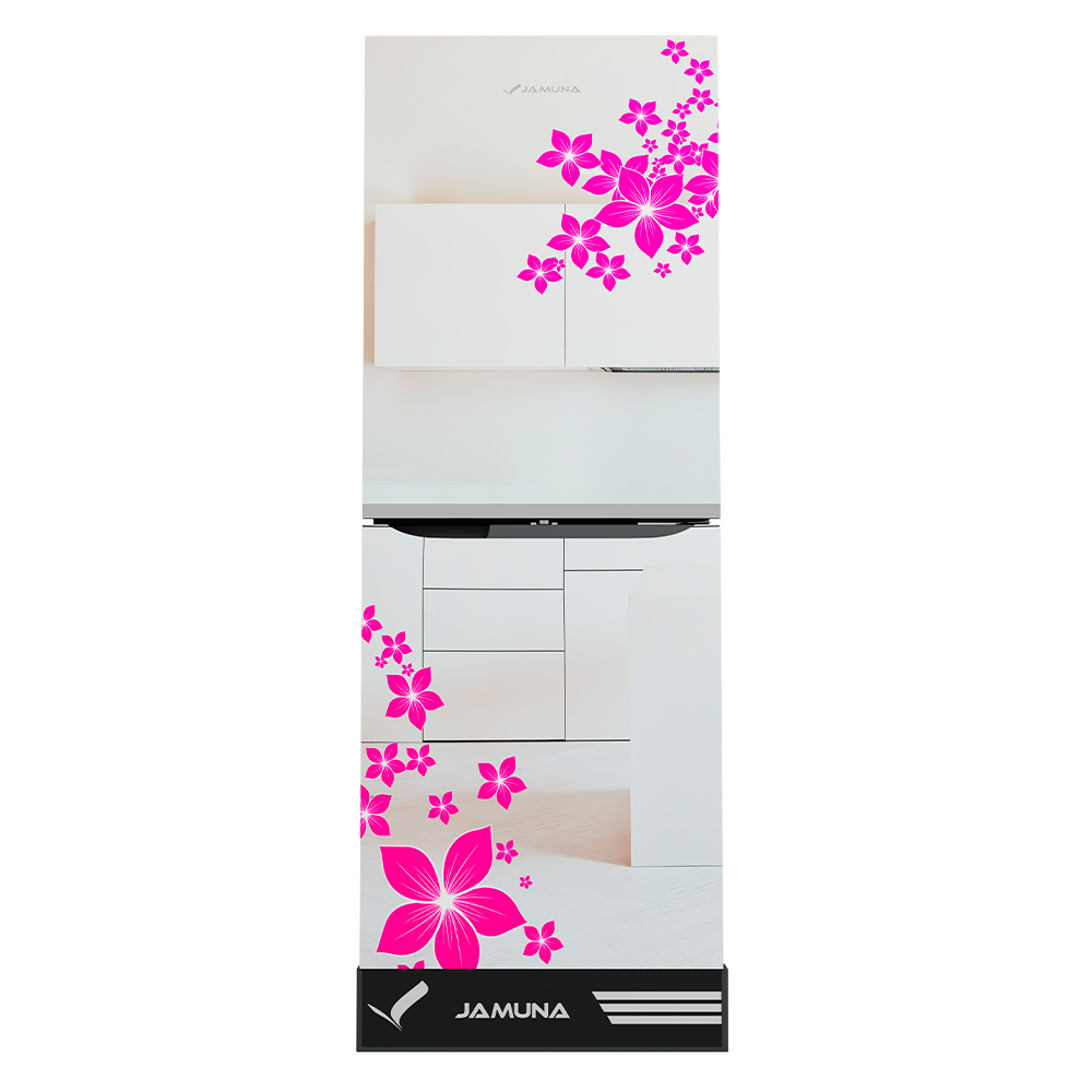 Jamuna 227L Refrigerator JE5-TM2B7HQD Mirror Pink Petal