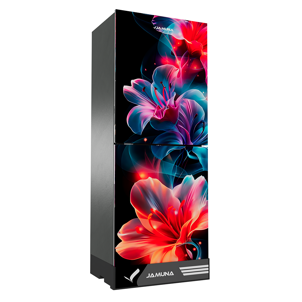 Jamuna 264L Refrigerator JE6-TM2F4QD Flora Mist,Red Rose , Red Flower ,Velvet Rose